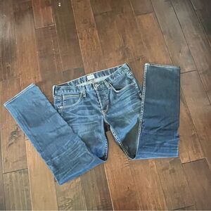 Hudson Men’s Byron Straight Blue Jeans Denim Size 33W-Like New